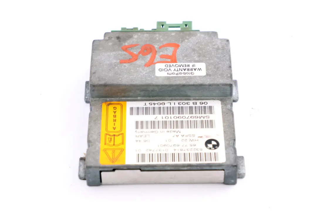 Sensor Fahrersitz Airbag 6577 für BMW E65 E66 E67 mit Teilenummer 6970901 BMW E65 E66 E67 Sensor Fahrersitz Airbag 6577 - SKU 6970901 - Teilenummer 6970901