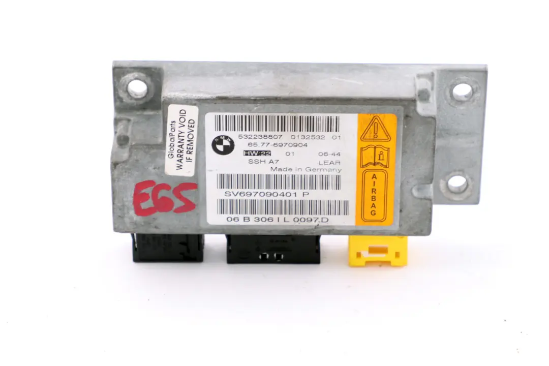 Sensore Sedile Posteriore 6577 per BMW E65 E66 E67 con numero di parte 6970904 BMW E65 E66 E67 Sensore Sedile Posteriore 6577 - SKU 6970904 - Numero di parte 6970904