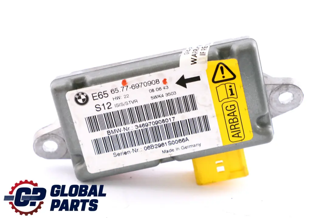 BMW 7 er E65 E66 Sensor Tür Vorne Rechts - SKU 6970908 - Teilenummer 6970908