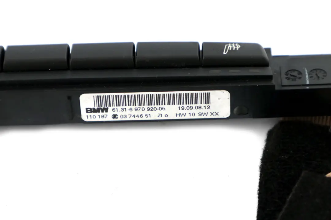 Consola Central Interruptor Apagado para BMW E81 E82 E87 E90 E91 E92 con número de pieza 6970920 BMW E81 E82 E87 E90 E91 E92 Consola Central Interruptor Apagado - SKU 6970920 - Número de pieza 6970920