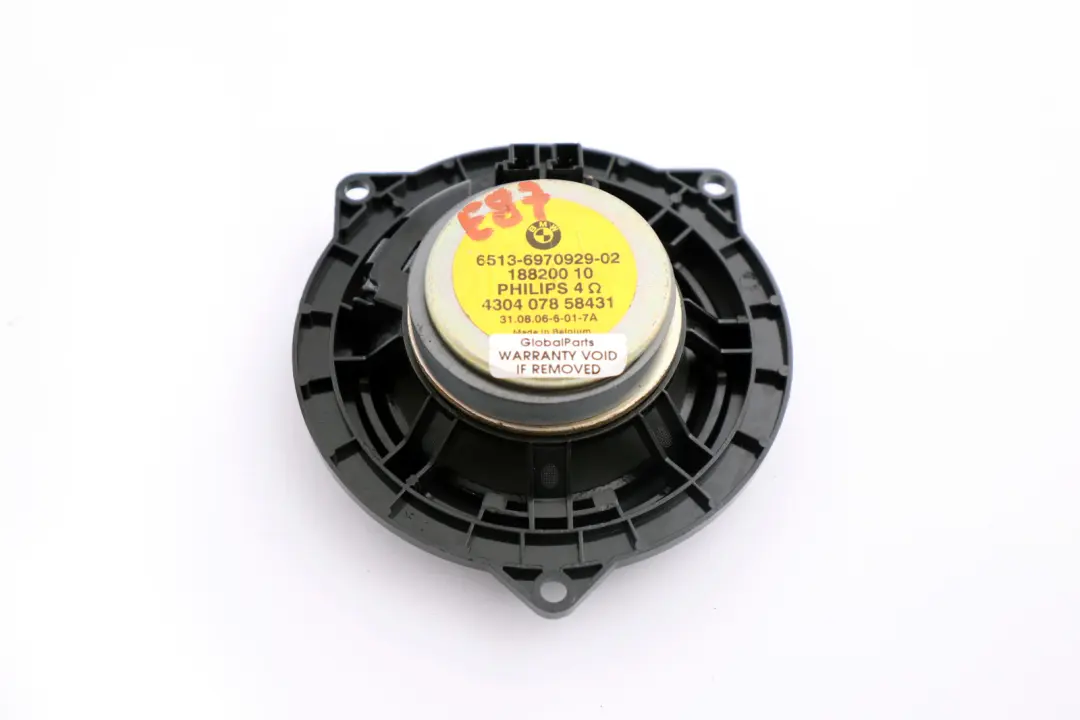 BMW 1 3 X1 Serie E81 E82 E84 E87 E90 E91 Haut-parleur mediums stereo - SKU 6970929 - Numéro de pièce 9143232