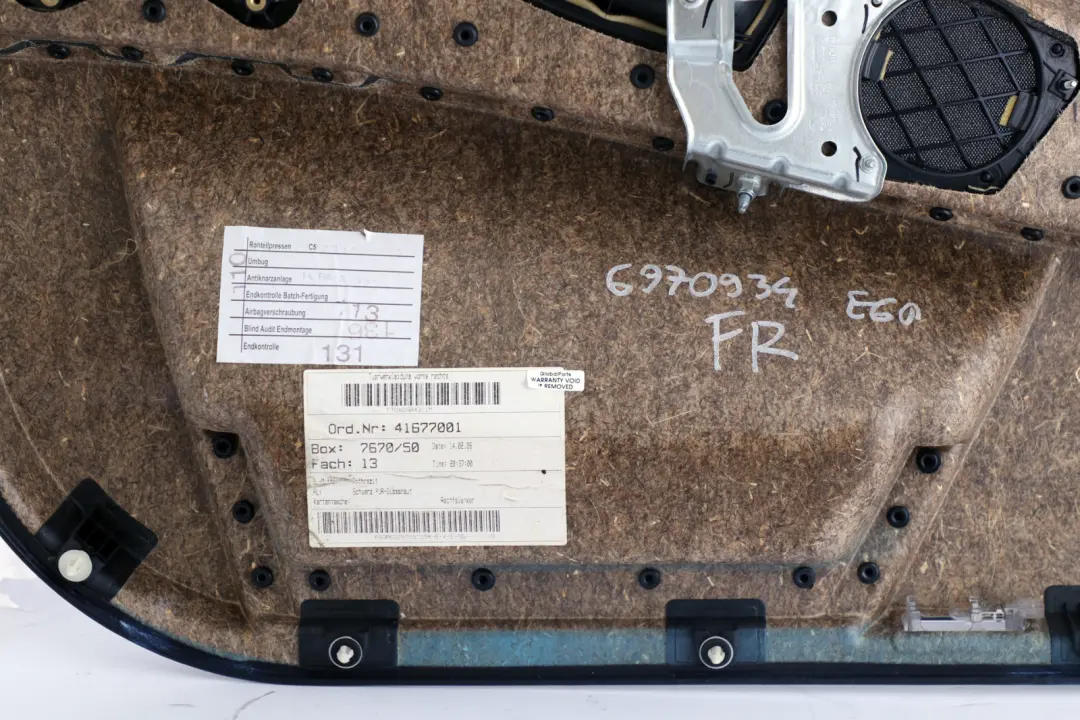 Tapicerka Boczek Drzwi Prawy Przód do BMW E60 E61 o numerze 6970934 BMW E60 E61 Tapicerka Boczek Drzwi Prawy Przód - SKU 6970934 - Numer Części 6970934