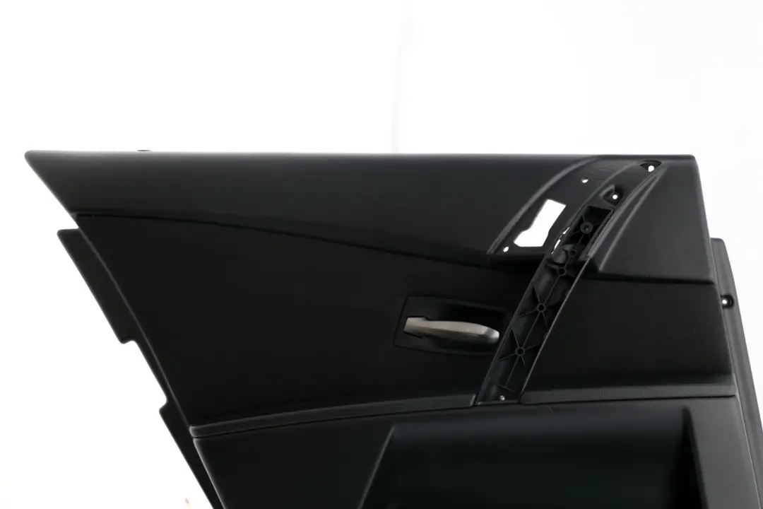 BMW 5 Series 1 E60 E61 Rear Left N/S Door Card Cloth Trim Panel Anthracite - SKU 6970971-1 - Part number 6970971