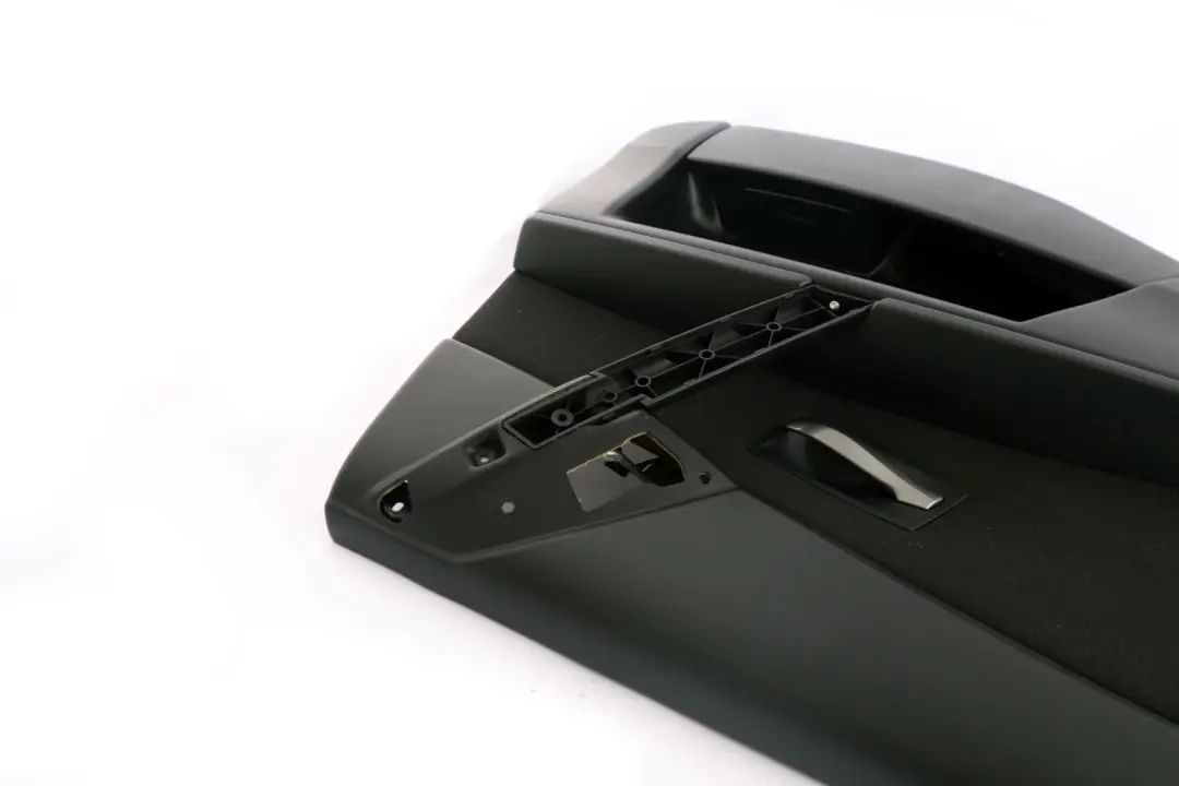 BMW 5 Series 1 E60 E61 Rear Left N/S Door Card Cloth Trim Panel Anthracite - SKU 6970971-1 - Part number 6970971