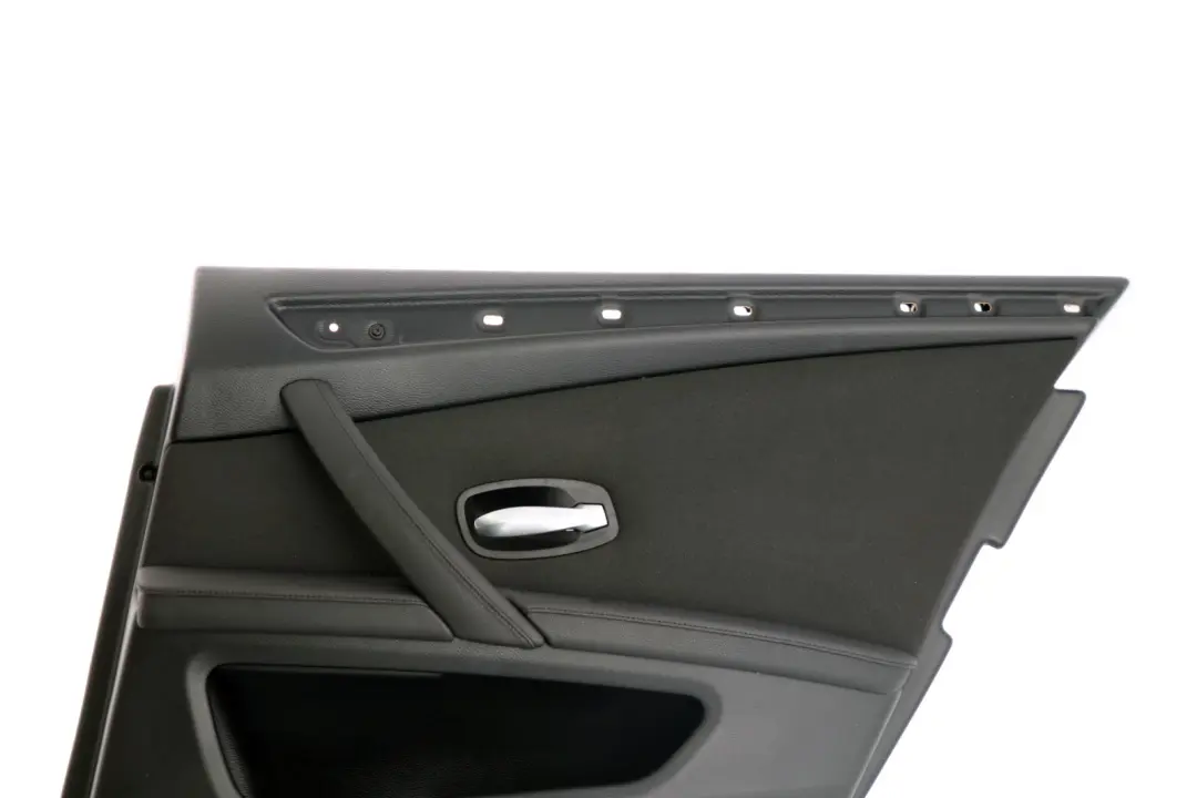 BMW LCI E60 E61 Pannello Rivestimento Scheda Porta Posteriore Destro Antracite - SKU 6970972 - Numero di parte 6970972
