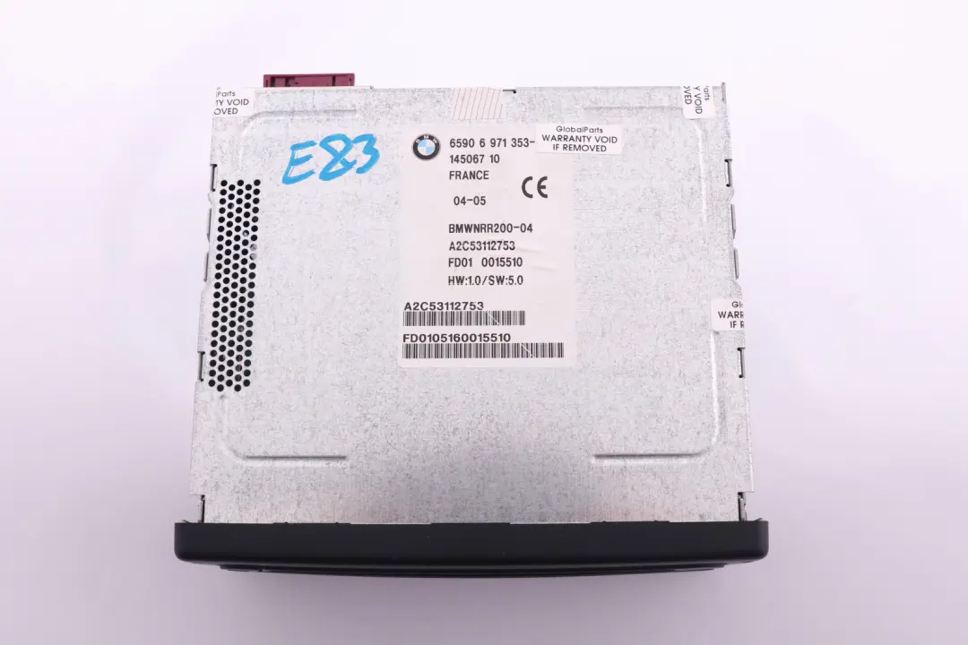 Navigation Computer GPS System DVD Spieler Einheit für BMW X3 E46 E83 mit Teilenummer 6971353 BMW X3 E46 E83 Navigation Computer GPS System DVD Spieler Einheit - SKU 6971353 - Teilenummer 6971353