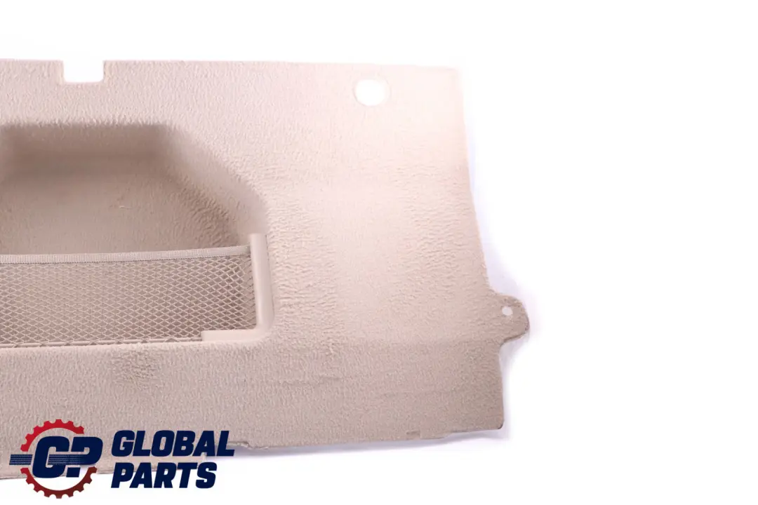 Panel Interior Trim Trunk Boot Partition Bulkhead Cremebeige para BMW E93 con número de pieza 6971570 BMW E93 Panel Interior Trim Trunk Boot Partition Bulkhead Cremebeige - SKU 6971570-1 - Número de pieza 6971570