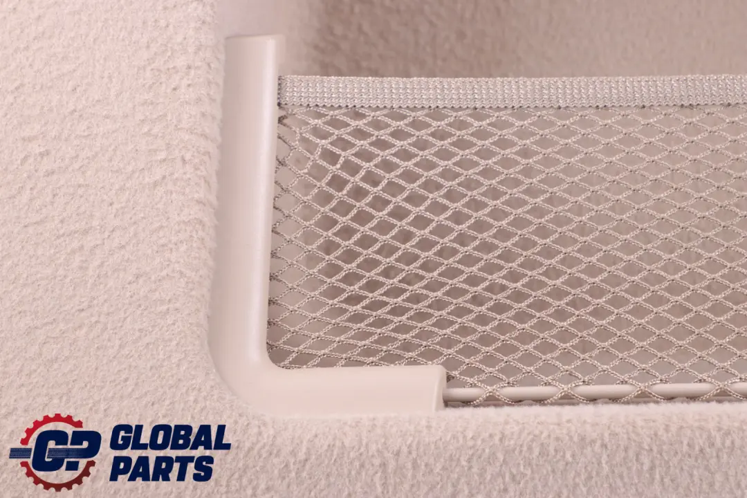 Panel Interior Trim Trunk Boot Partition Bulkhead Cremebeige para BMW E93 con número de pieza 6971570 BMW E93 Panel Interior Trim Trunk Boot Partition Bulkhead Cremebeige - SKU 6971570-1 - Número de pieza 6971570