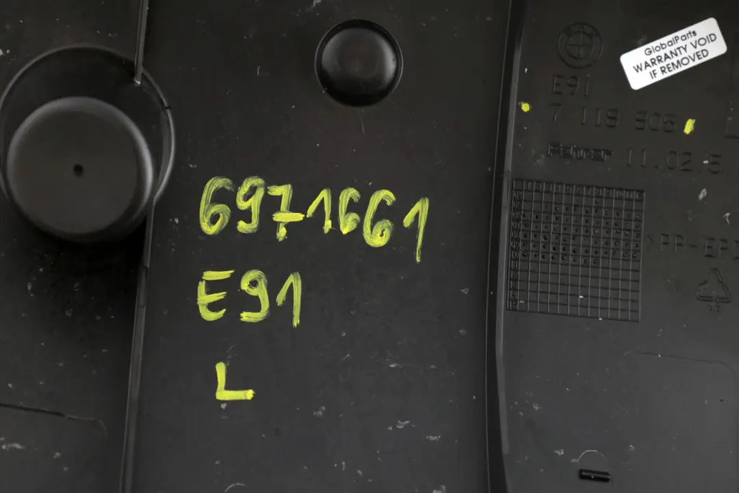 BMW Serie 3 E91 Acabado lateral Tela Asiento Trasero Izquierdo Gris 7118805 - SKU 6971661 - Número de pieza 6971661