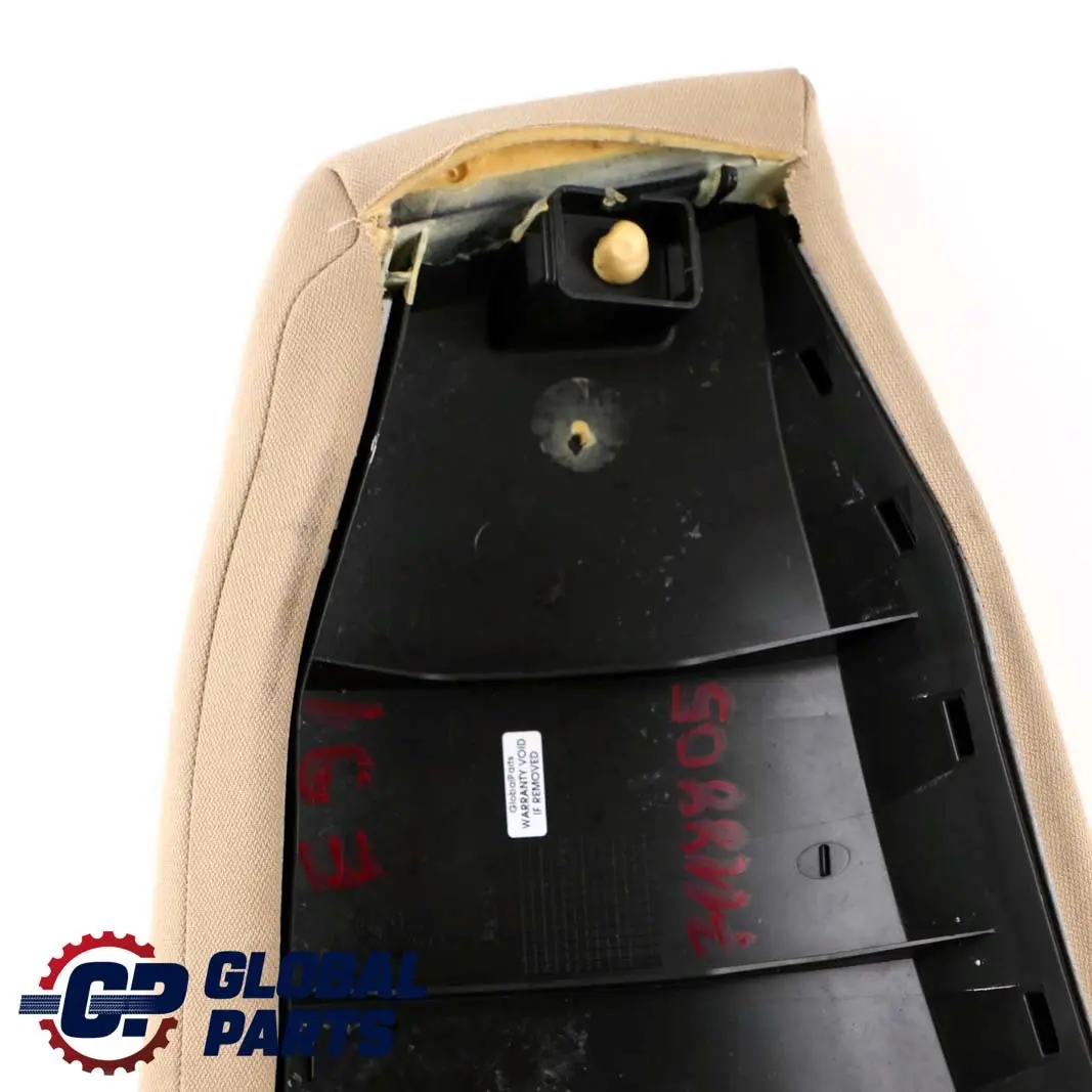 Left N/S Side Finisher Cloth Fabric Beige to BMW 3 E91 Touring Rear Seat with Part number 6971659 BMW 3 E91 Touring Rear Seat Left N/S Side Finisher Cloth Fabric Beige - SKU 6971663 - Part number 6971659