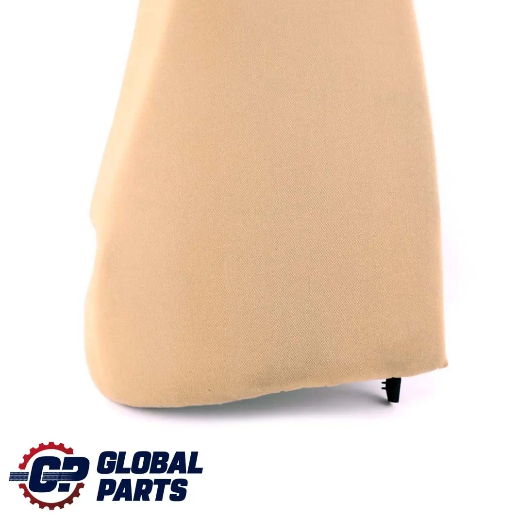 Left N/S Side Finisher Cloth Fabric Beige to BMW 3 E91 Touring Rear Seat with Part number 6971659 BMW 3 E91 Touring Rear Seat Left N/S Side Finisher Cloth Fabric Beige - SKU 6971663 - Part number 6971659