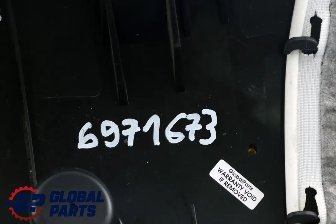 BMW E91 Touring Rear Seat Left N/S Side Finisher Leather Citrus - SKU 6971673 - Part number 6971673