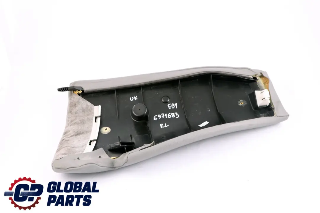 BMW E91 Touring Asiento Trasero Izquierdo Lateral Acabado Cuero Gris Dakota - SKU 6971683 - Número de pieza 6971683
