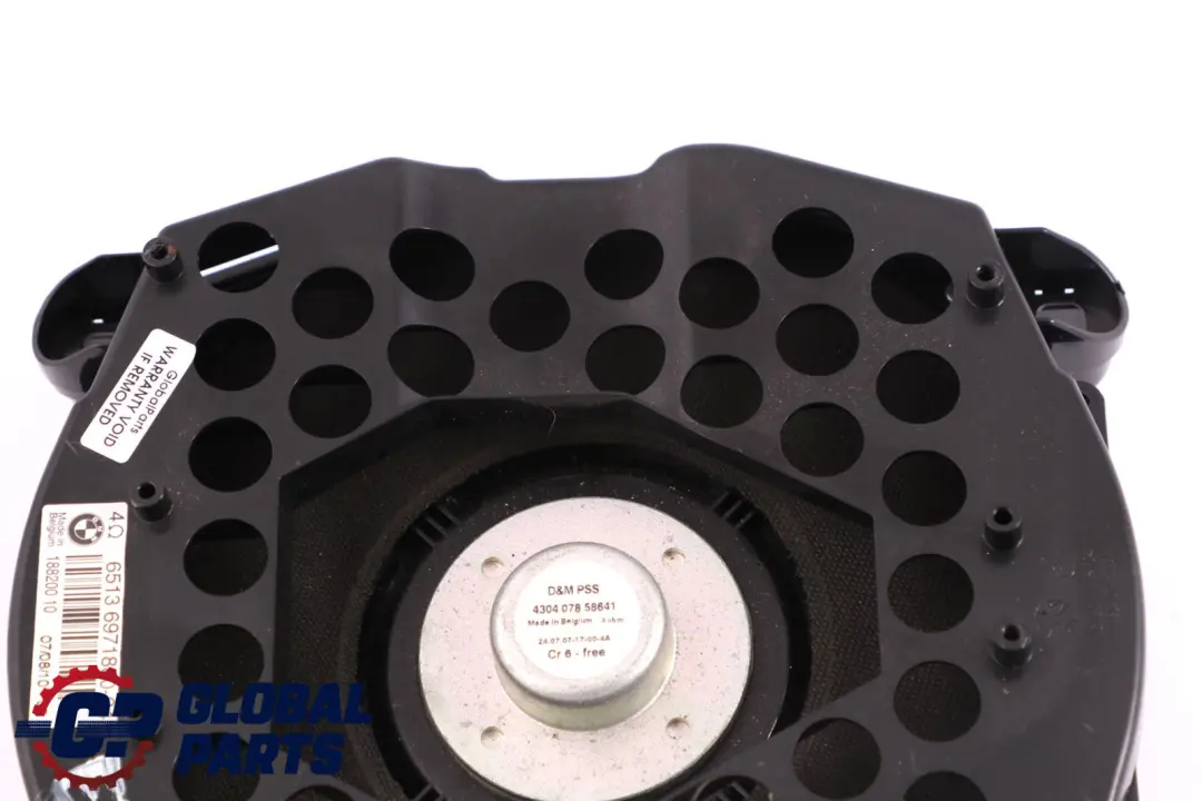 Stereo Audio System Central Woofer Speaker para BMW X5 X6 Serie E70 E71 F25 con número de pieza 6971880 BMW X5 X6 Serie E70 E71 F25 Stereo Audio System Central Woofer Speaker - SKU 6971880 - Número de pieza 6971880
