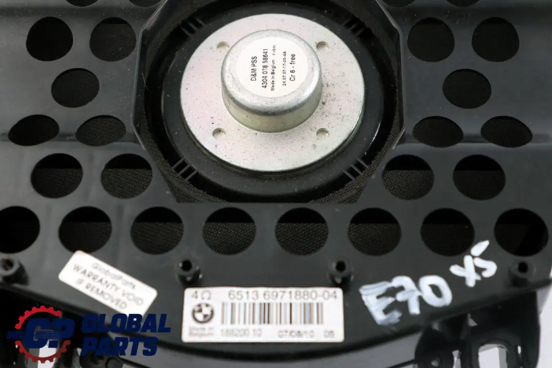 Głośnik Niskotonowy do BMW X5 X6 E70 E71 F25 o numerze 6971880 BMW X5 X6 E70 E71 F25 Głośnik Niskotonowy - SKU 6971880 - Numer Części 6971880