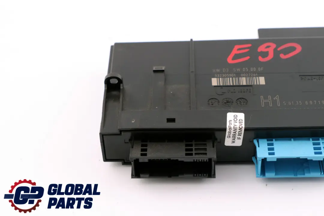 ECU Modulo De Control del Cuerpo H1 PL2 JBBFE Caja De Conexiones para BMW E90 con número de pieza 6971958 BMW E90 ECU Modulo De Control del Cuerpo H1 PL2 JBBFE Caja De Conexiones - SKU 6971958 - Número de pieza 6971958