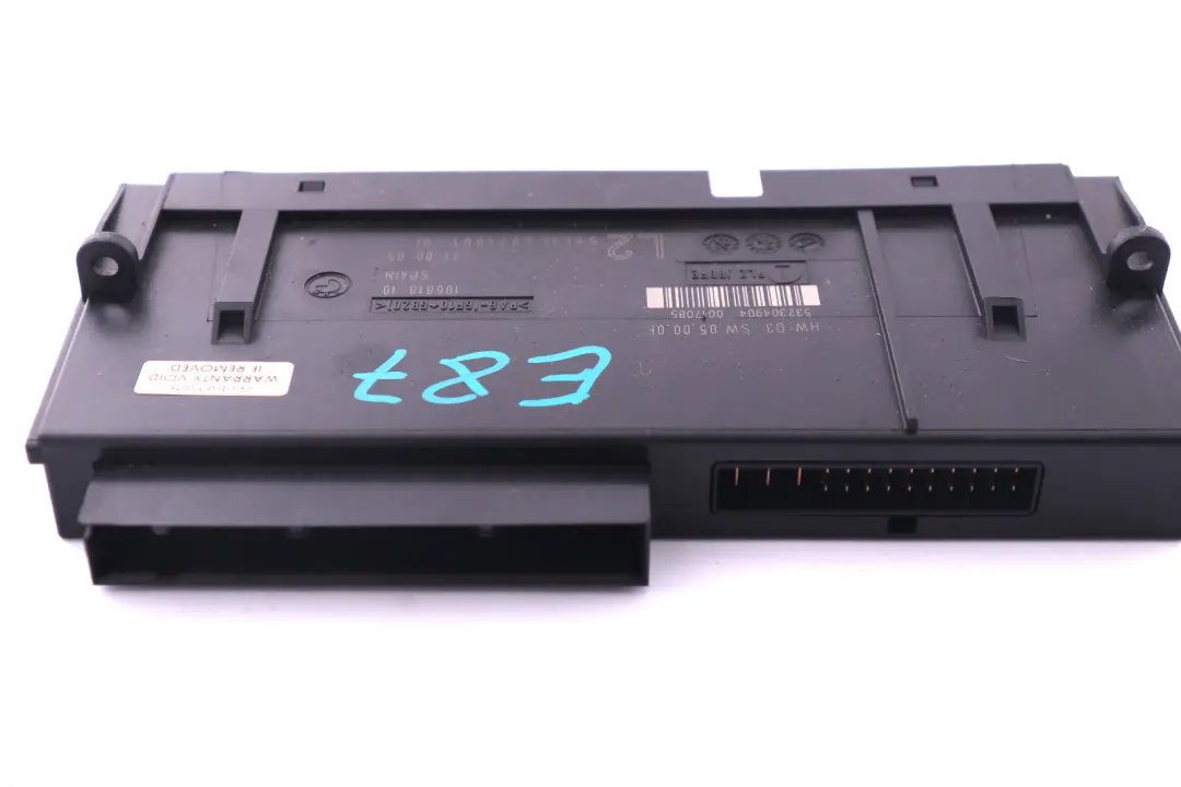 ECU Módulo De Control Del Cuerpo L2 ECU Caja De Conexiones para BMW E87 con número de pieza 6971961 BMW E87 ECU Módulo De Control Del Cuerpo L2 ECU Caja De Conexiones - SKU 6971961 - Número de pieza 6971961