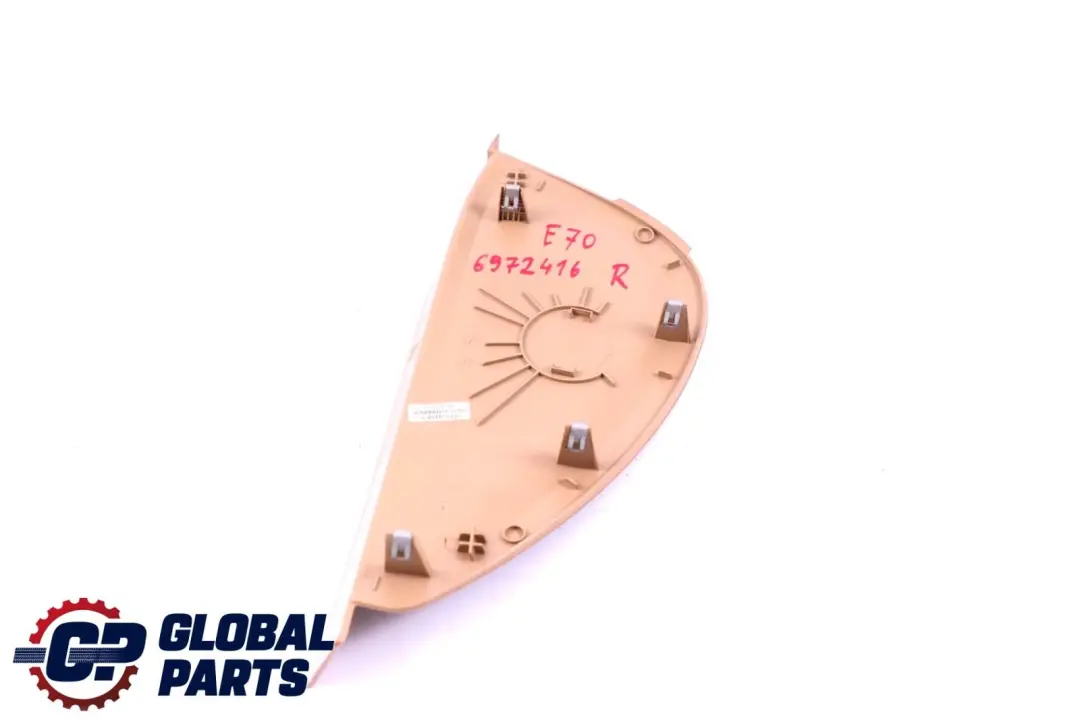 Pannello Laterale Cruscotto Anteriore Destro Beige 6958800 per BMW X5 E70 con numero di parte 6972416 BMW X5 E70 Pannello Laterale Cruscotto Anteriore Destro Beige 6958800 - SKU 6972416 - Numero di parte 6972416