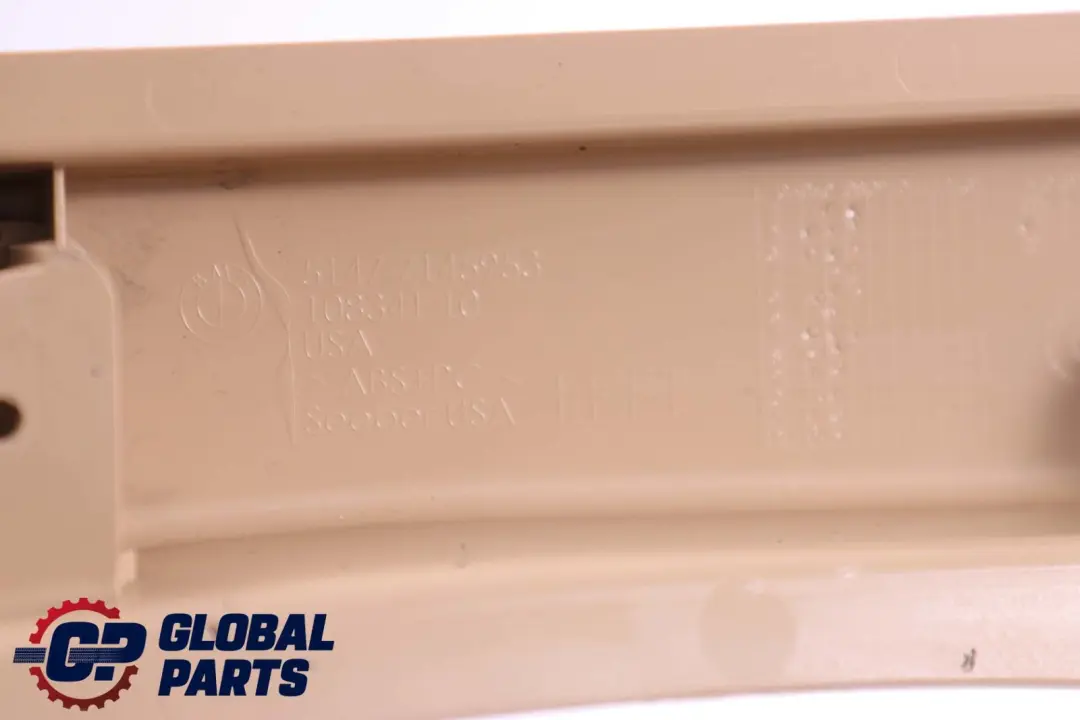 BMW X5 Series E70 Cover D-column Pillar Bottom Trim Left N/S Beige 7145953 - SKU 6972439 - Part number 6972439
