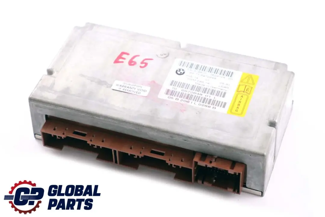 BMW 7 Series E65 E66 Airbag ECU Control Unit Gateway Module - SKU 6972648 - Part number 6967658