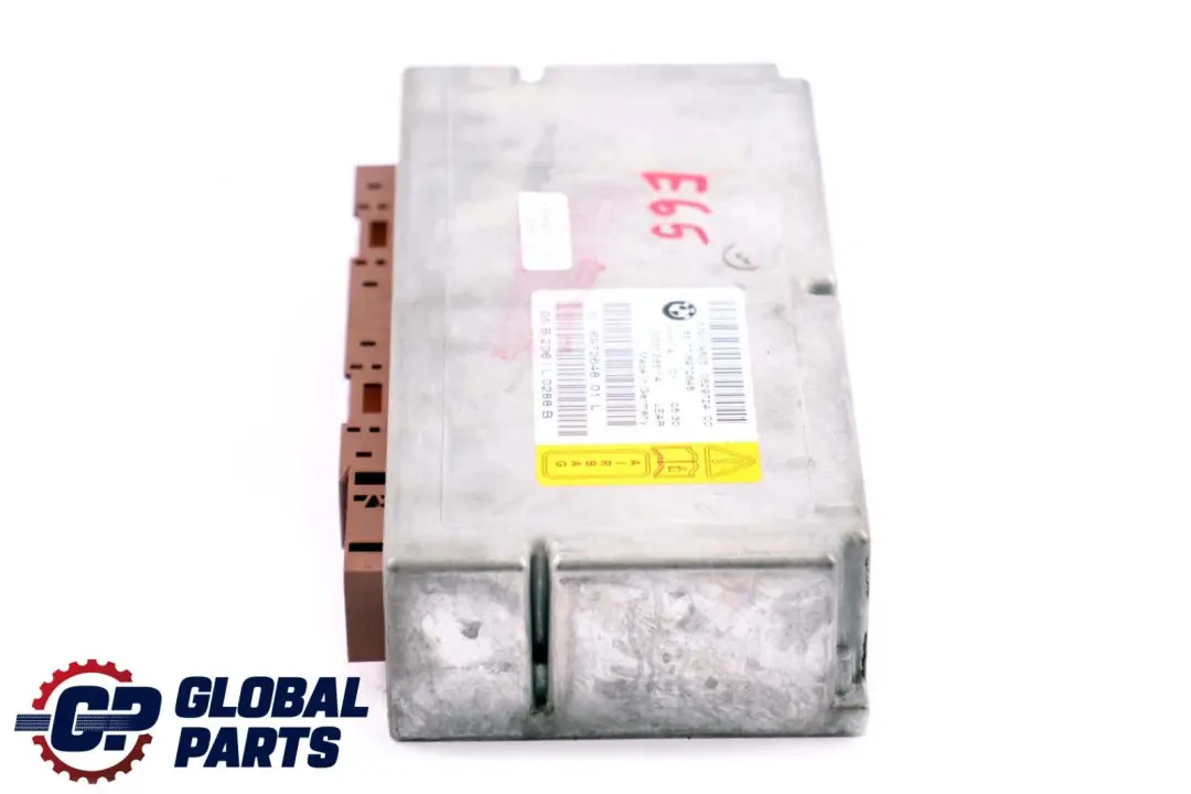 BMW 7 Series E65 E66 Airbag ECU Control Unit Gateway Module - SKU 6972648 - Part number 6967658