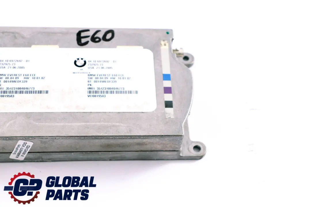 Telematics Bluetooth Steuergerät Modul für BMW 5 6 er E60 E61 E63 E64 mit Teilenummer 6972692 BMW 5 6 er E60 E61 E63 E64 Telematics Bluetooth Steuergerät Modul - SKU 6972692 - Teilenummer 6972692