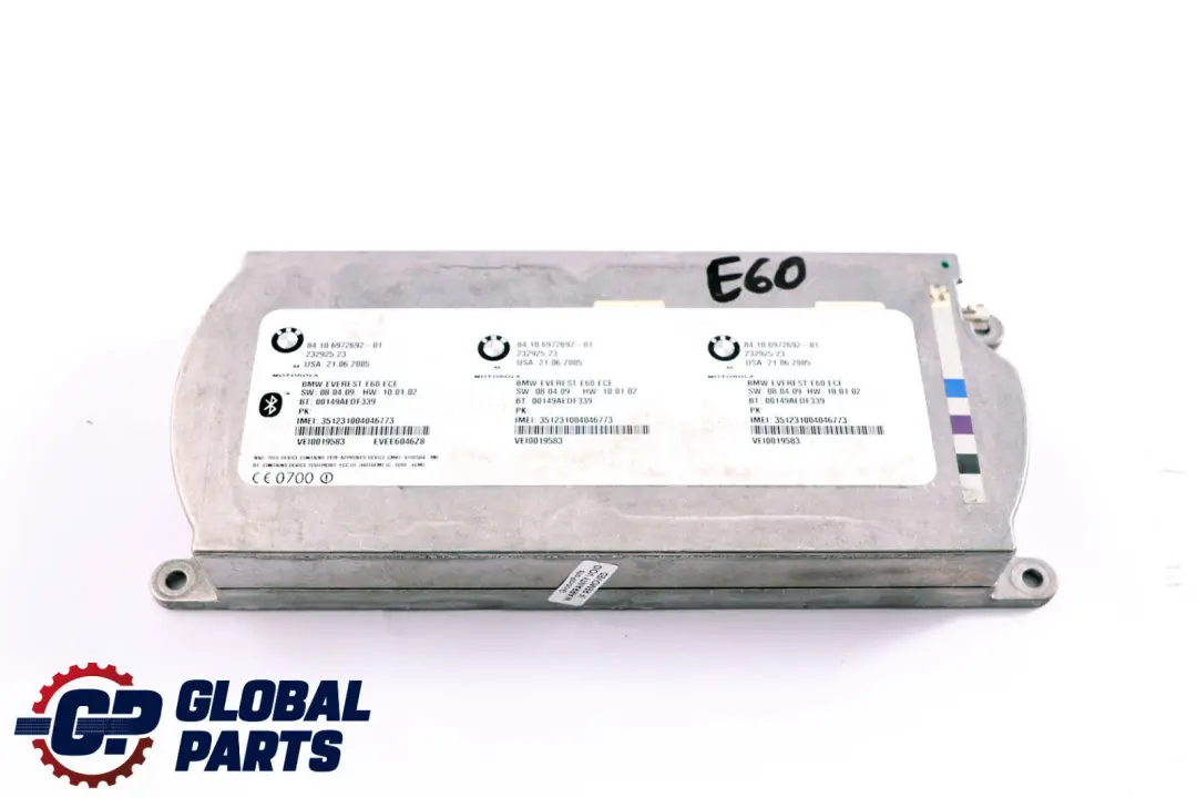 Telematics Bluetooth Steuergerät Modul für BMW 5 6 er E60 E61 E63 E64 mit Teilenummer 6972692 BMW 5 6 er E60 E61 E63 E64 Telematics Bluetooth Steuergerät Modul - SKU 6972692 - Teilenummer 6972692