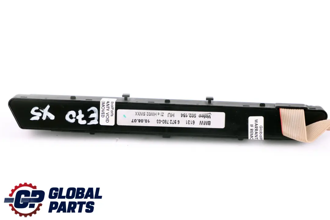BMW X5 E70 X6 E71 Console Centrale Interrupteur Panneau de Controle - SKU 6972780 - Numéro de pièce 6972780