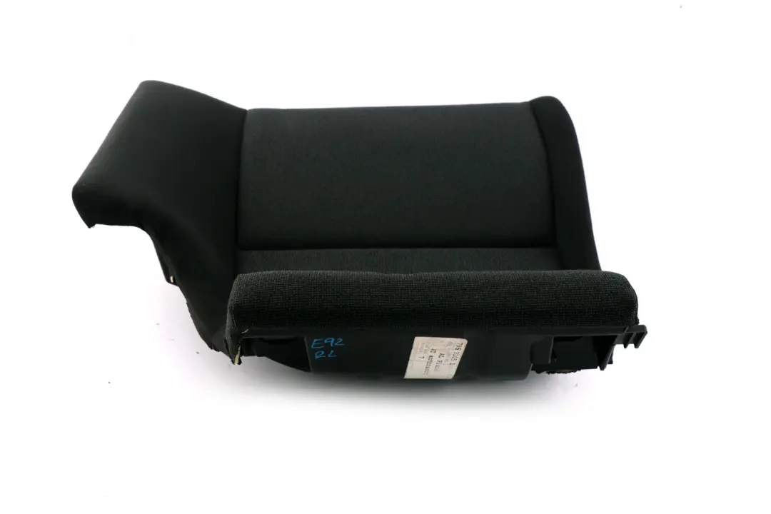 Cloth Fabric Black Anthracite Rear Seat Cover Couch Left N/S to BMW 3 Series E92 with Part number 6972855 BMW 3 Series E92 Cloth Fabric Black Anthracite Rear Seat Cover Couch Left N/S - SKU 6972855 - Part number 6972855