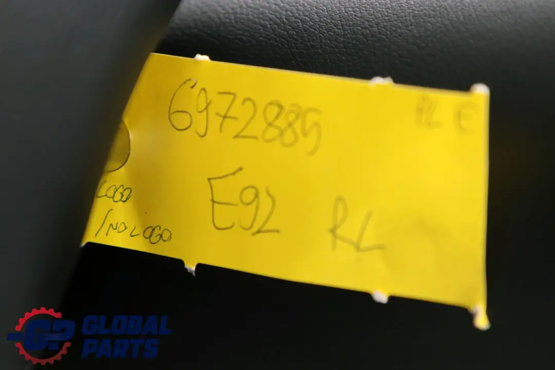 BMW E92 Kanapa Oparcie Lewe Półskóra - SKU 6972885 - Numer Części 6972885