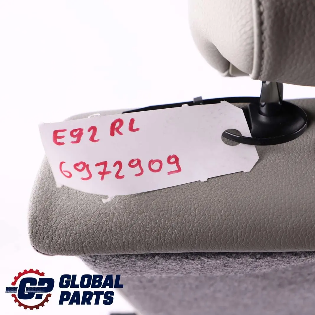 BMW 3 er E92 Jade Grau Leder Dakota Sitzbezug Rückenlehne Hinten Links - SKU 6972909 - Teilenummer 6972909