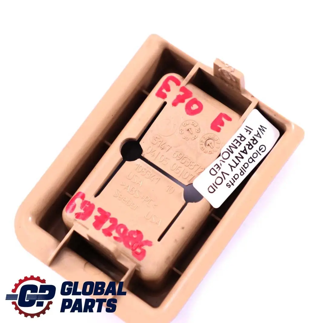 BMW X5 er E70 Abdeckung Blende Verzurröse Vorne Gepäckraum Beige - SKU 6972986 - Teilenummer 6963872