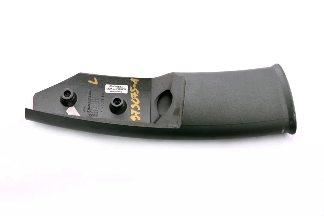 Revetement Tuyau a Gauche Decor Anthracite pour Mini 1 Cooper One R50 R52 R53 à propos du numéro de pièce 6973075 Mini 1 Cooper One R50 R52 R53 Revetement Tuyau a Gauche Decor Anthracite - SKU 6973075-1 - Numéro de pièce 6973075