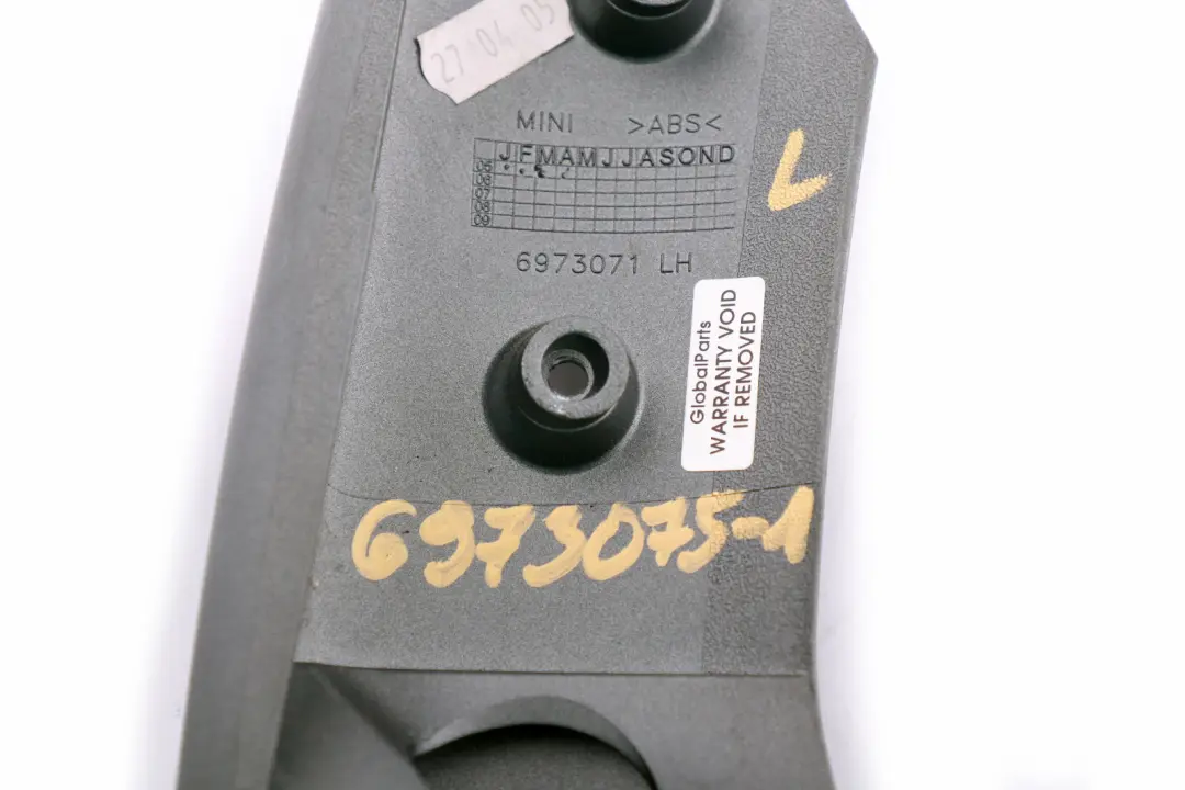 Abdeckung Rohr Links Dekor Anthrazit 7040570 für Mini 1 Cooper One R50 R52 R53 mit Teilenummer 6973075 Mini 1 Cooper One R50 R52 R53 Abdeckung Rohr Links Dekor Anthrazit 7040570 - SKU 6973075-1 - Teilenummer 6973075