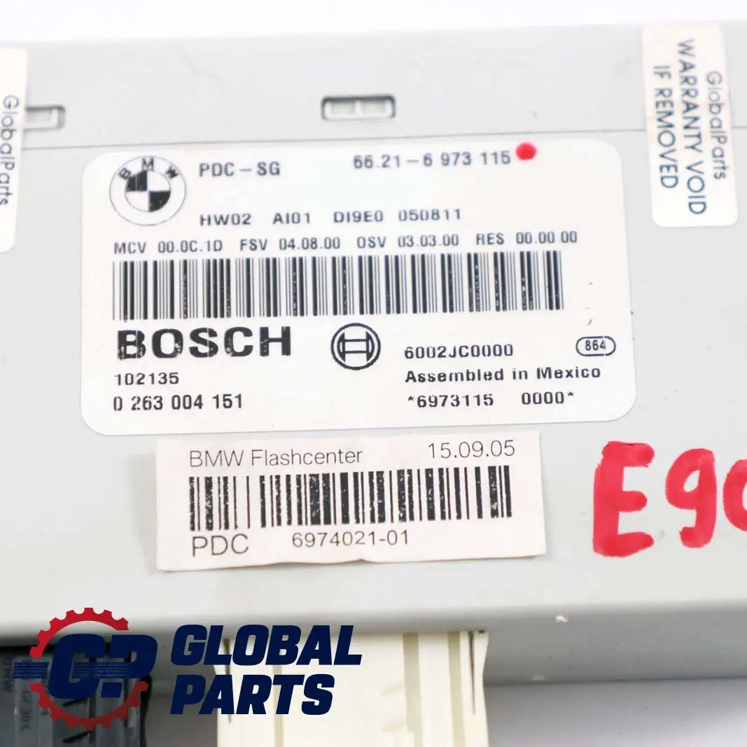 BMW X1 E81 E84 E87 E90 E91 Parking Control Module Unit PDC - SKU 6973115 - Part number 6973115