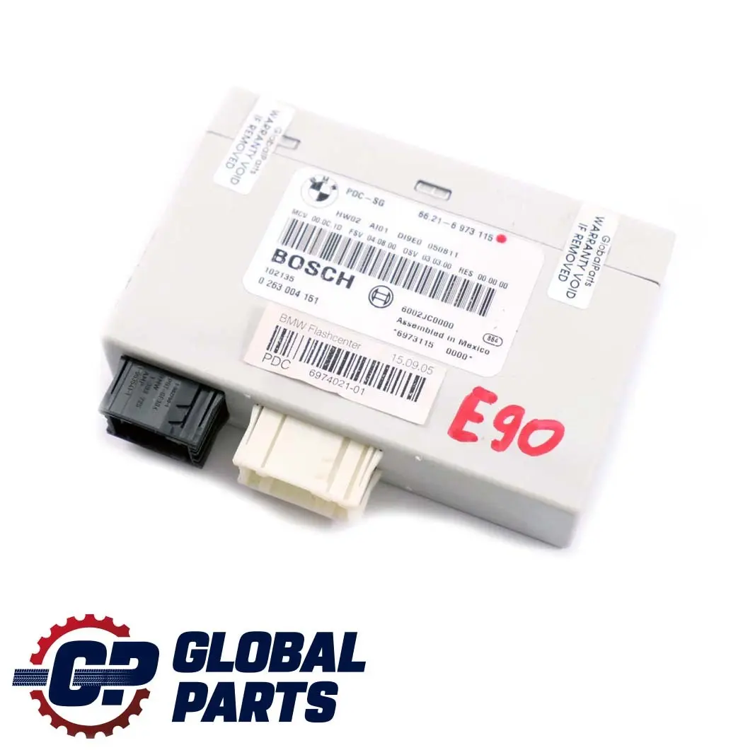 Moduł Sterownik Parkowania PDC do BMW X1 E81 E84 E87 E90 E91 o numerze 6973115 BMW X1 E81 E84 E87 E90 E91 Moduł Sterownik Parkowania PDC - SKU 6973115 - Numer Części 6973115