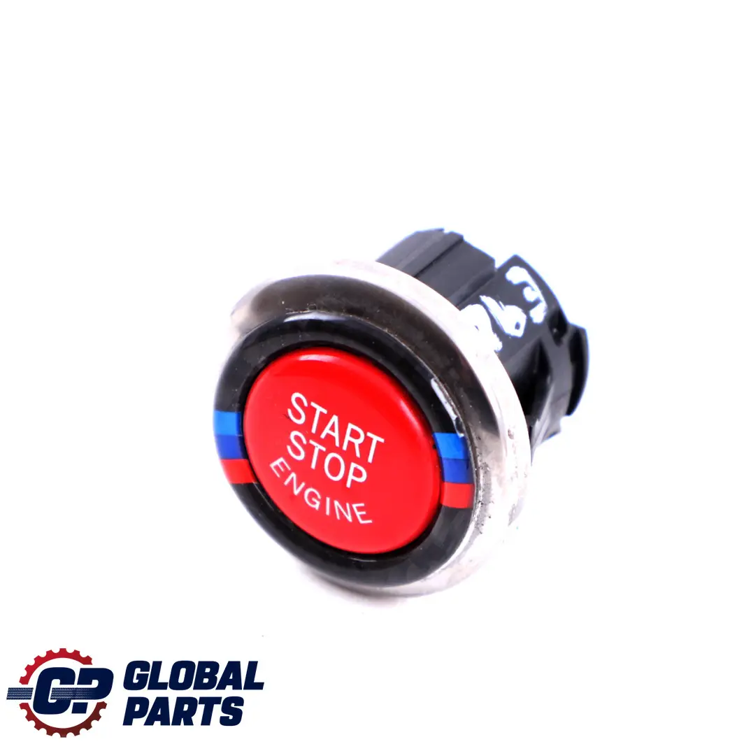 BMW 3 Series E92 E93 Start Stop Ignition Switch Button Chrome Pearl Red - SKU 6973276-2 - Part number 6973276