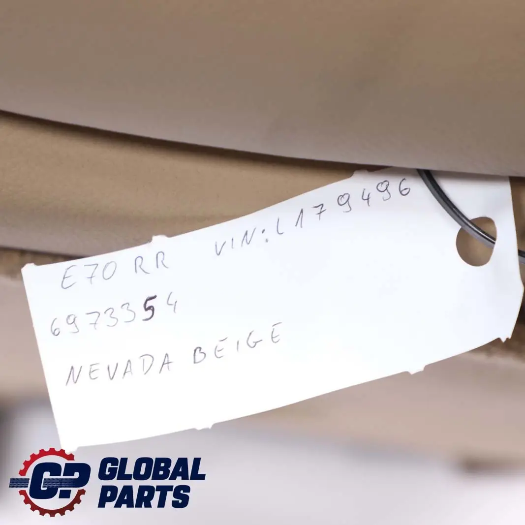 Right O/S Backrest Beige Leather Nevada For 7 Seats to BMW X5 E70 Rear Seat with Part number 6973354 BMW X5 E70 Rear Seat Right O/S Backrest Beige Leather Nevada For 7 Seats - SKU 6973354 - Part number 6973354