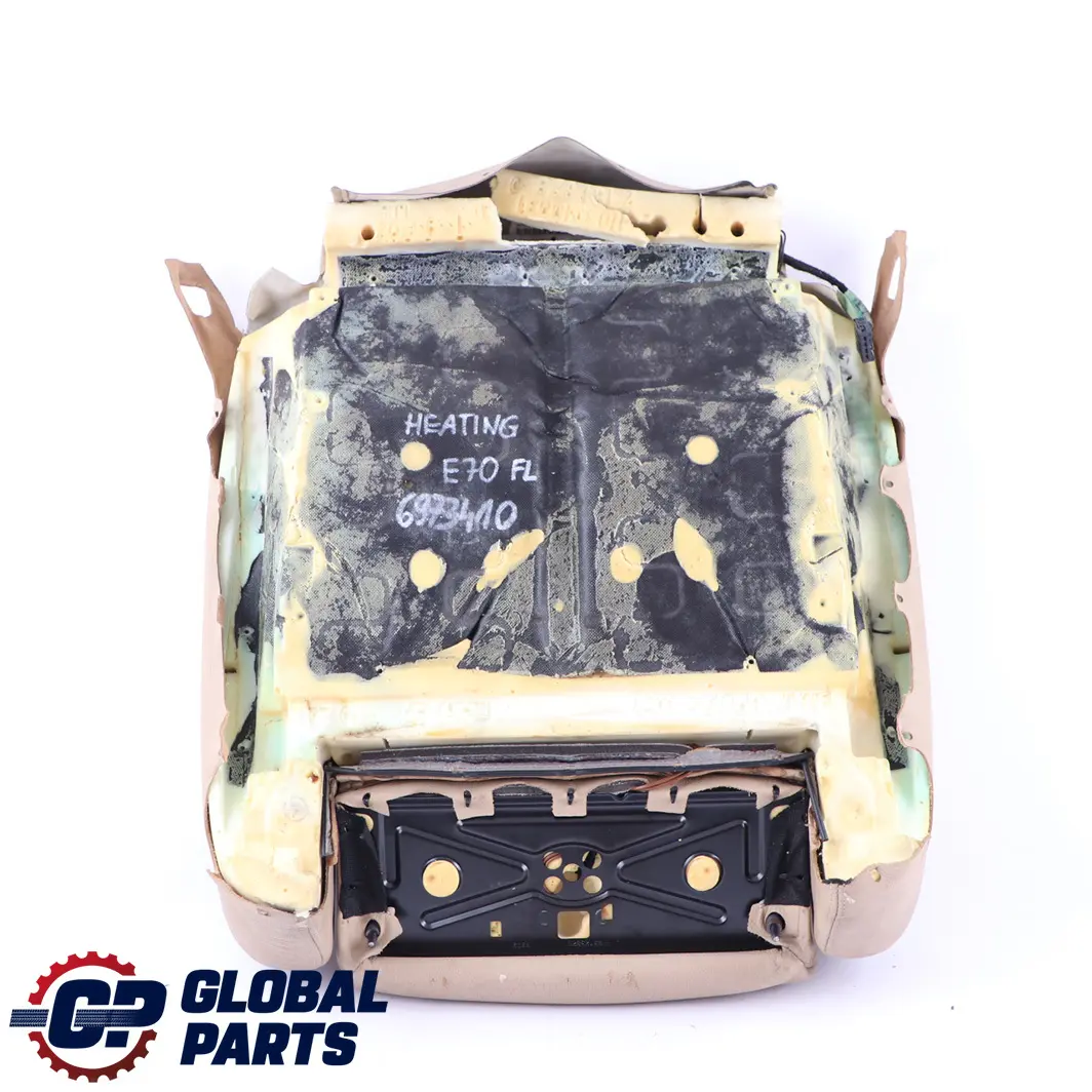 BMW X5 X6 E70 E71 Heated Sport Front Passenger Seat Cover Leather Beige - SKU 6973410 - Part number 6973410