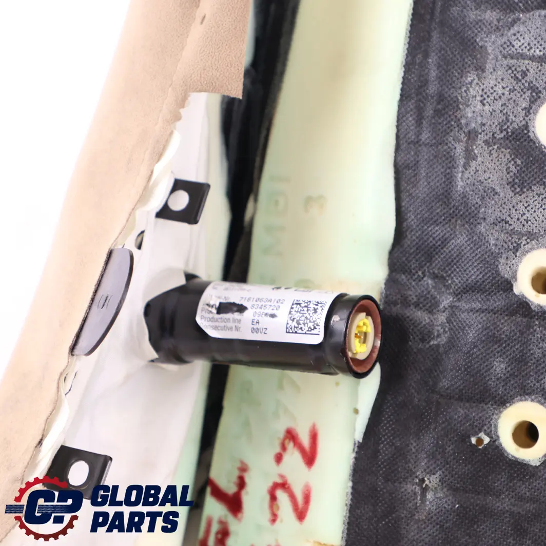 BMW X5 X6 E70 E71 Calefacción Sport Delantero Izquierdo Funda Cuero Beige - SKU 6973422 - Número de pieza 6973422