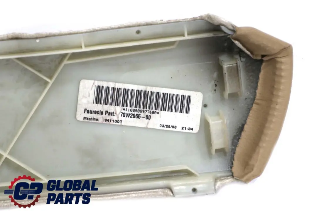 Consola Central Lado Izquierdo Embellecedor Savanna Beige para BMW Series E70 E71 con número de pieza 6973485 BMW Series E70 E71 Consola Central Lado Izquierdo Embellecedor Savanna Beige - SKU 6973485 - Número de pieza 6973485