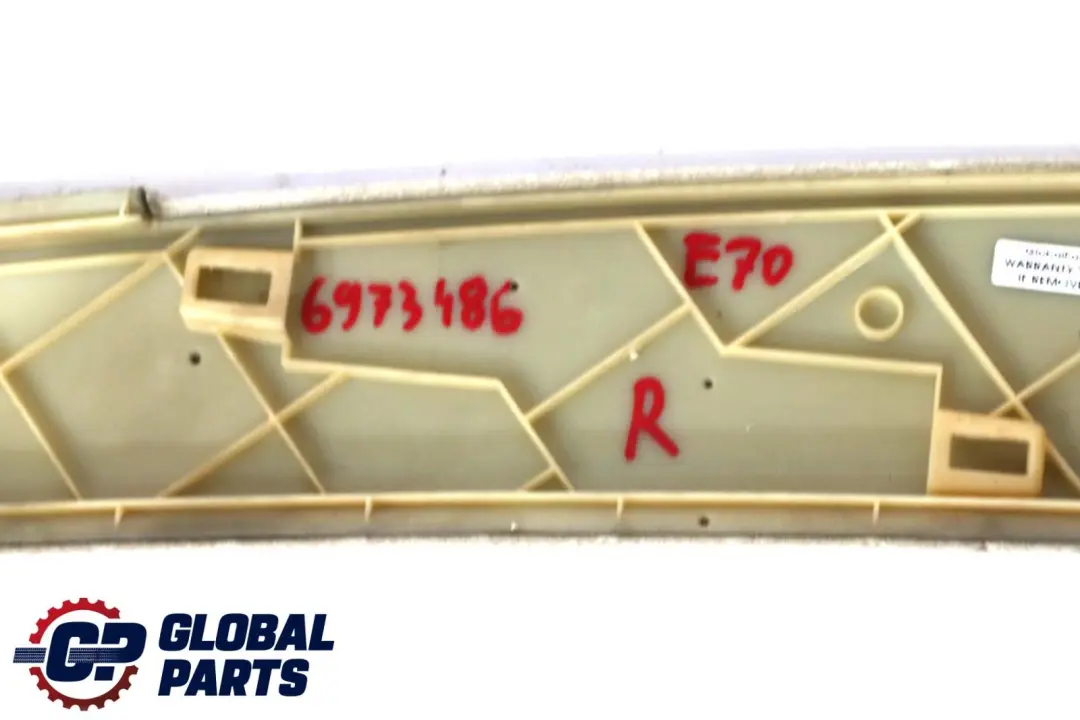 BMW X6 E70 E71 Pannello Laterale Destro Console Centrale Savanna Beige - SKU 6973486 - Numero di parte 6973486