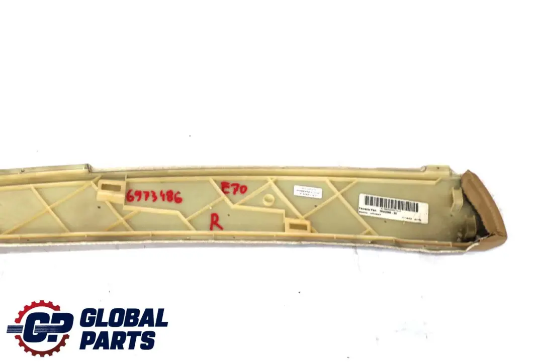 Centre Console Right Side Trim Panel O/S Savanna Beige to BMW X5 X6 Series E70 E71 with Part number 6973486 BMW X5 X6 Series E70 E71 Centre Console Right Side Trim Panel O/S Savanna Beige - SKU 6973486 - Part number 6973486