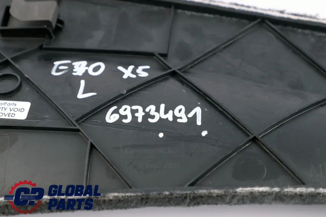 Verkleidung Mittenkonsole Vorne Links Schwarz 6969547 für BMW X5 er E70 mit Teilenummer 6973491 BMW X5 er E70 Verkleidung Mittenkonsole Vorne Links Schwarz 6969547 - SKU 6973491 - Teilenummer 6973491