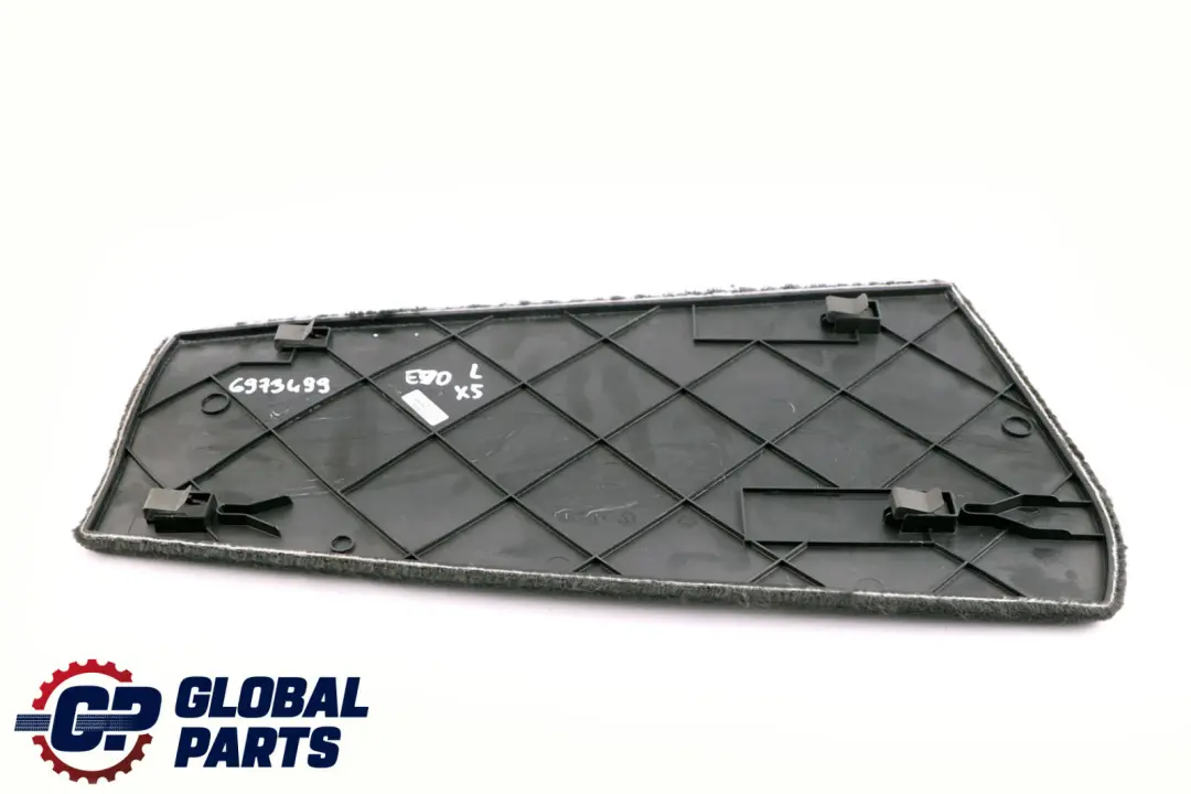 Pannello Posteriore Sinistro Console Centrale Nero 6963425 per BMW X5 E70 con numero di parte 6973499 BMW X5 E70 Pannello Posteriore Sinistro Console Centrale Nero 6963425 - SKU 6973499 - Numero di parte 6973499