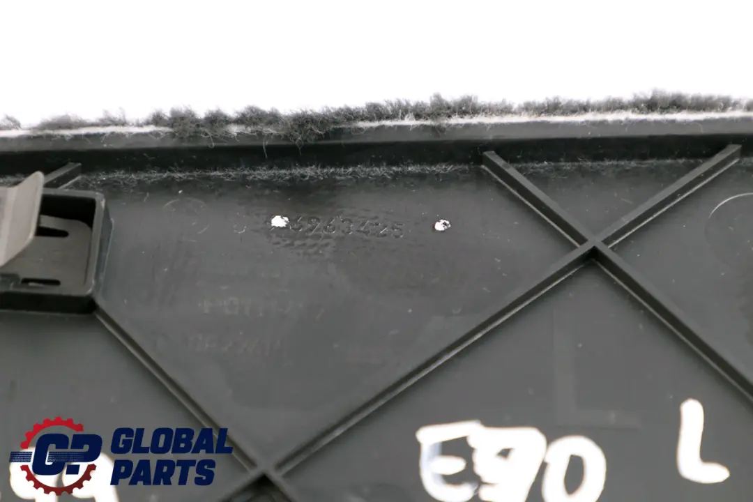 Trasera Izquierda Centro Consola Panel Embellecedor Negro 6963425 para BMW E70 con número de pieza 6973499 BMW E70 Trasera Izquierda Centro Consola Panel Embellecedor Negro 6963425 - SKU 6973499 - Número de pieza 6973499