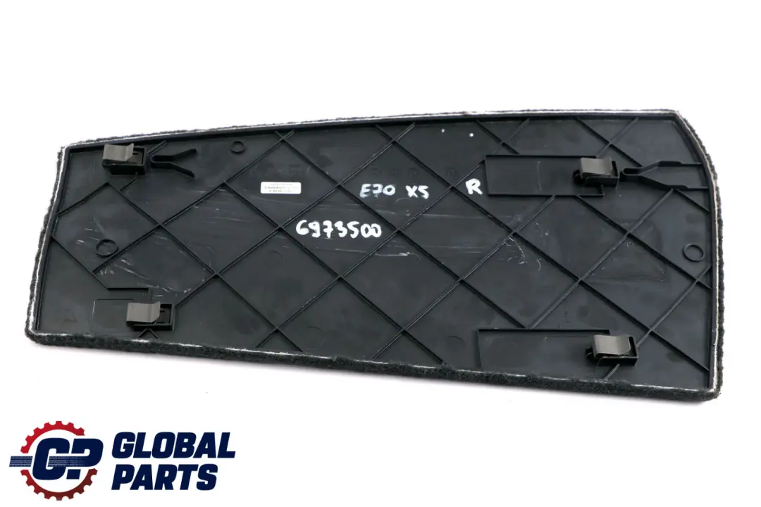 BMW X5 X6 Series E70 E71 Trim Panel Centre Console Rear Right O/S Black 6963426 - SKU 6973500 - Part number 6973500