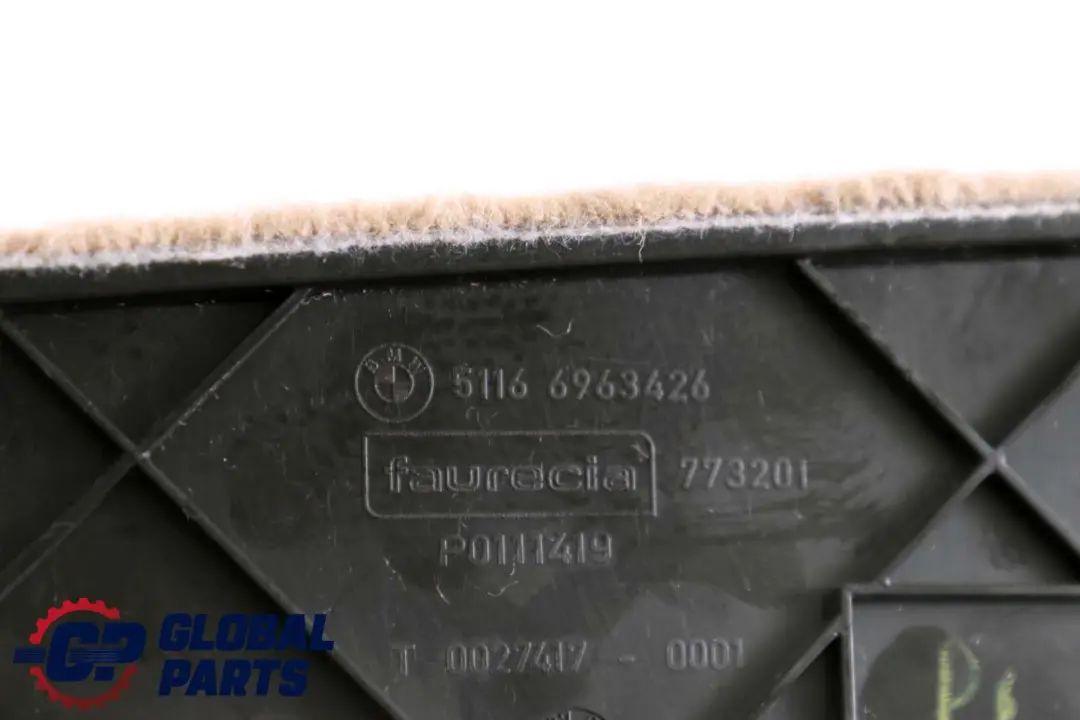 BMW X6 E70 E71 Pannello Console Centrale Posteriore Destra Beige - SKU 6973502 - Numero di parte 6963426