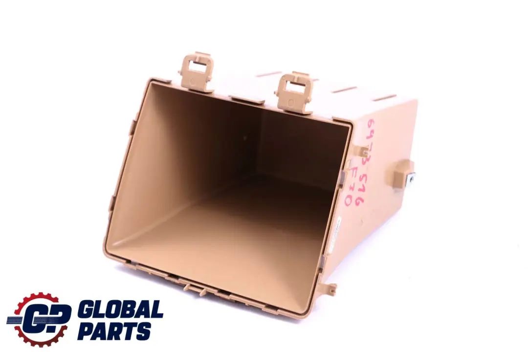 Consola Central Trasera Bandeja Insertable Beige 6963377 para BMW E70 con número de pieza 6973516 BMW E70 Consola Central Trasera Bandeja Insertable Beige 6963377 - SKU 6973516 - Número de pieza 6973516
