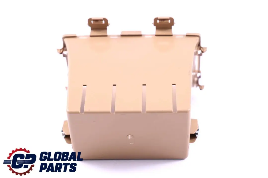 Consola Central Trasera Bandeja Insertable Beige 6963377 para BMW E70 con número de pieza 6973516 BMW E70 Consola Central Trasera Bandeja Insertable Beige 6963377 - SKU 6973516 - Número de pieza 6973516
